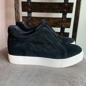 J Slides NYC Starr Black Platform Shoes Sz 10